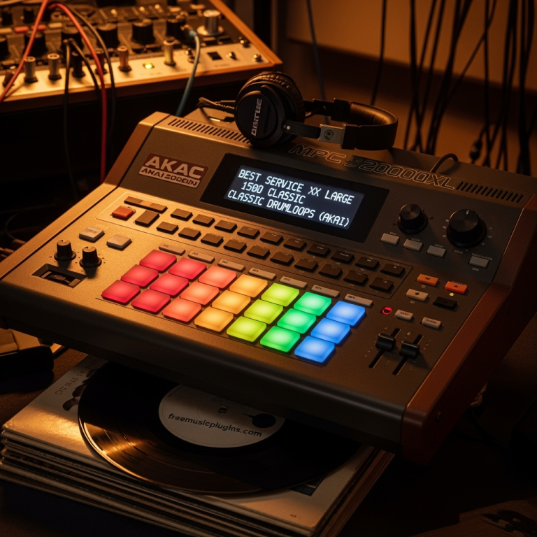 Best Service XX Large 1500 Classic Drumloops (Akai) for freemusicplugins.com