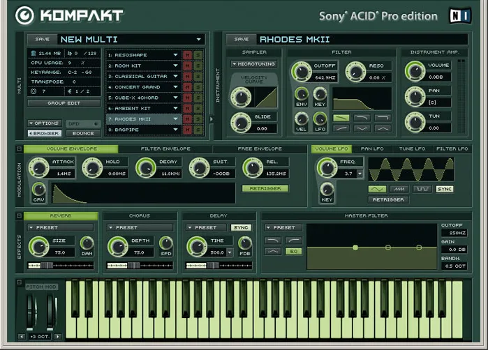 Kompakt Sony Acid Pro Edition VSTi – Free Groovebox Synth & Loop Toolkit